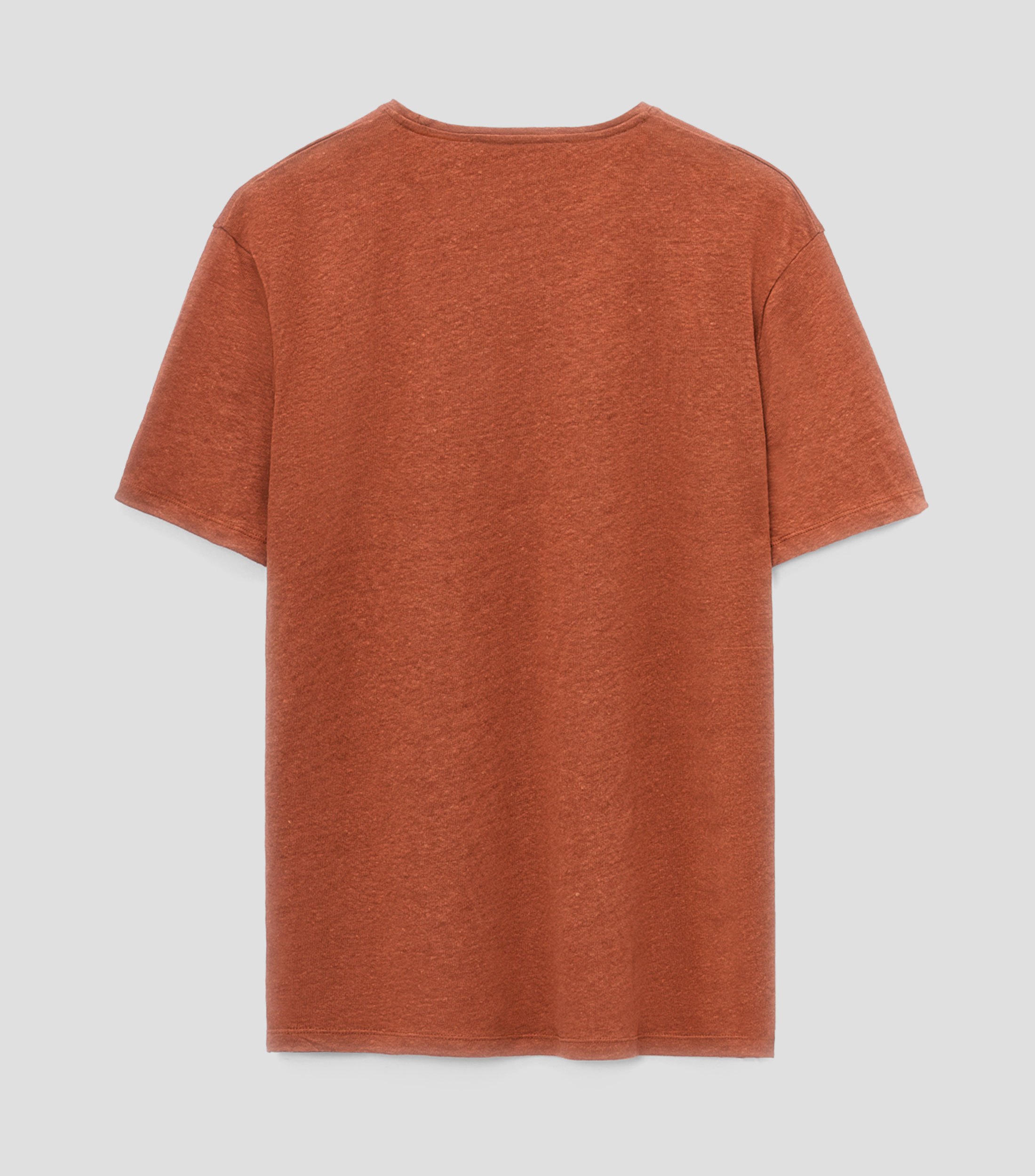 Playera cuello redondo manga corta jaspeada Hombre
